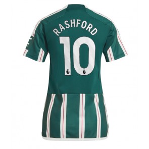 Manchester United Marcus Rashford #10 Udebanetrøje Dame 2023-24 Kort ærmer